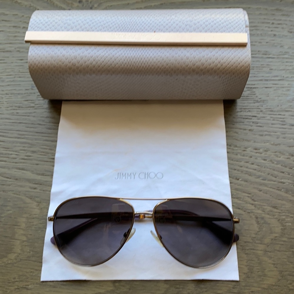 Jimmy Choo Aviator Sunglasses